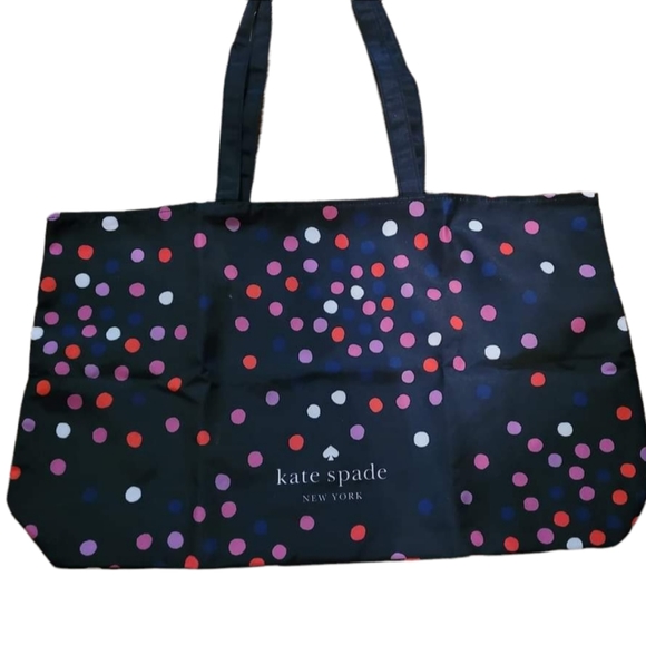 kate spade Bags Nwt Kate Spade Confetti Colorful Polka Dot Large